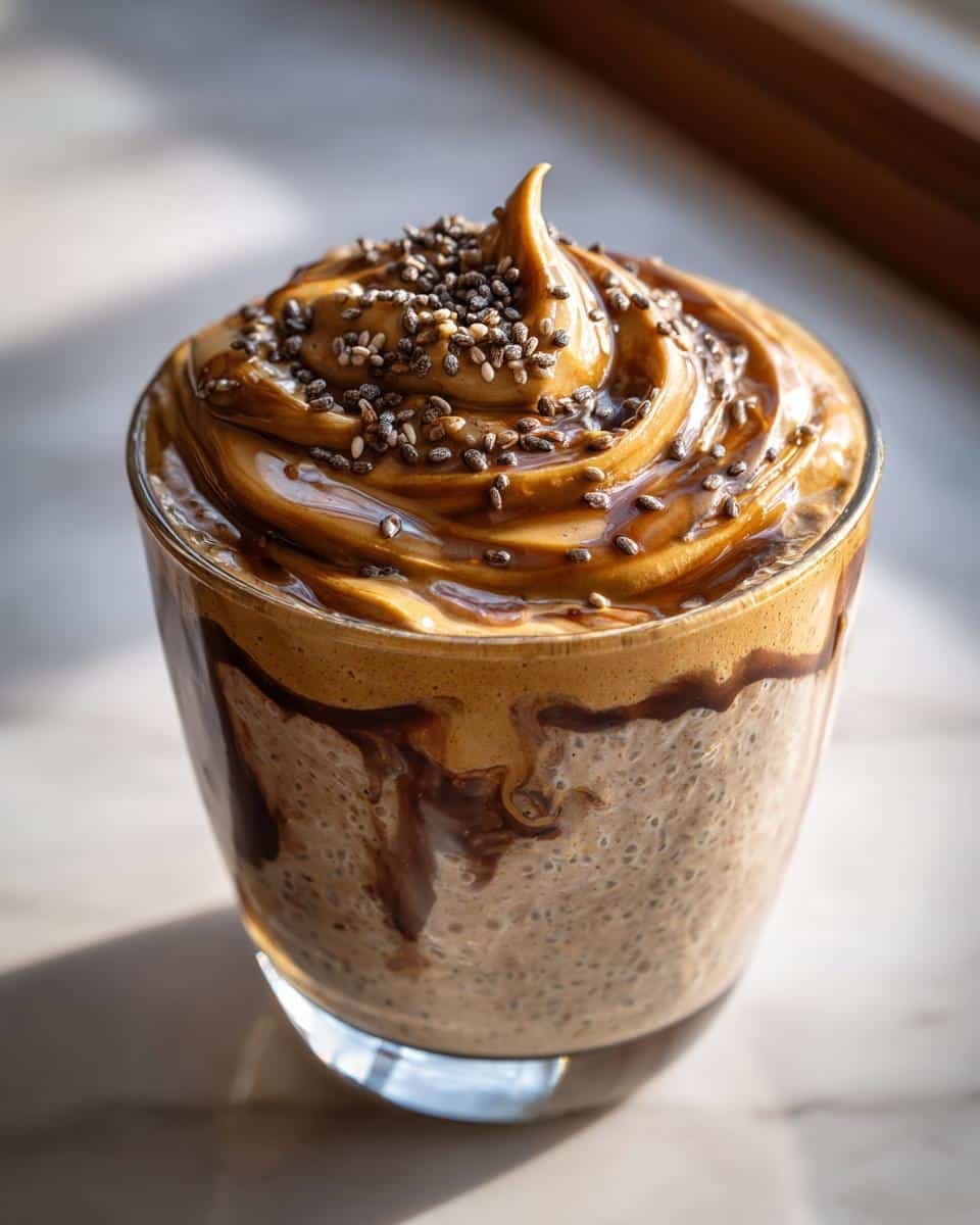 Mocha Overnight Oats - detail 2
