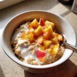 Peaches and Cream Oats