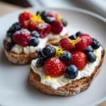 Ricotta Berry Toast