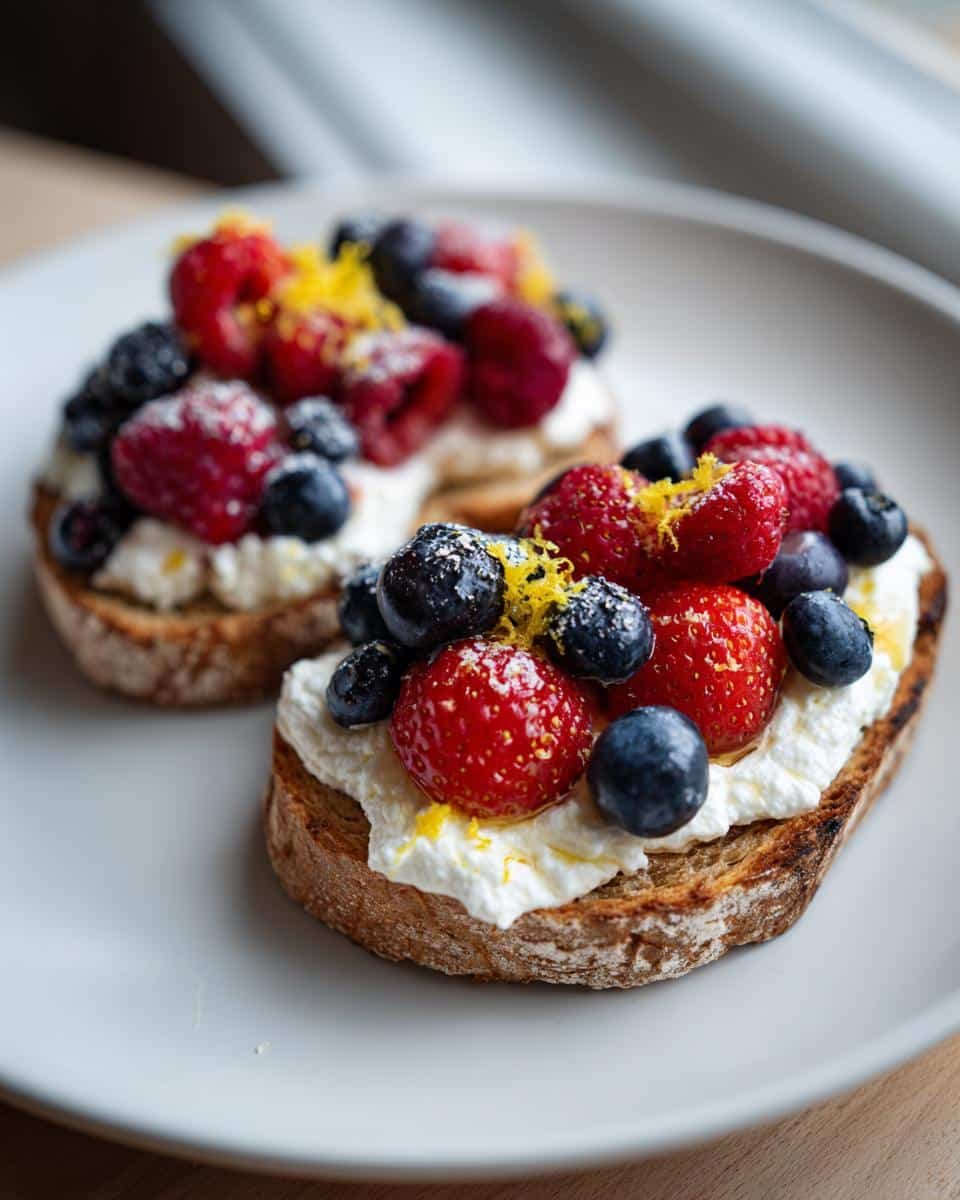 5-Minute Ricotta Berry Toast: A Blissful Breakfast Treat