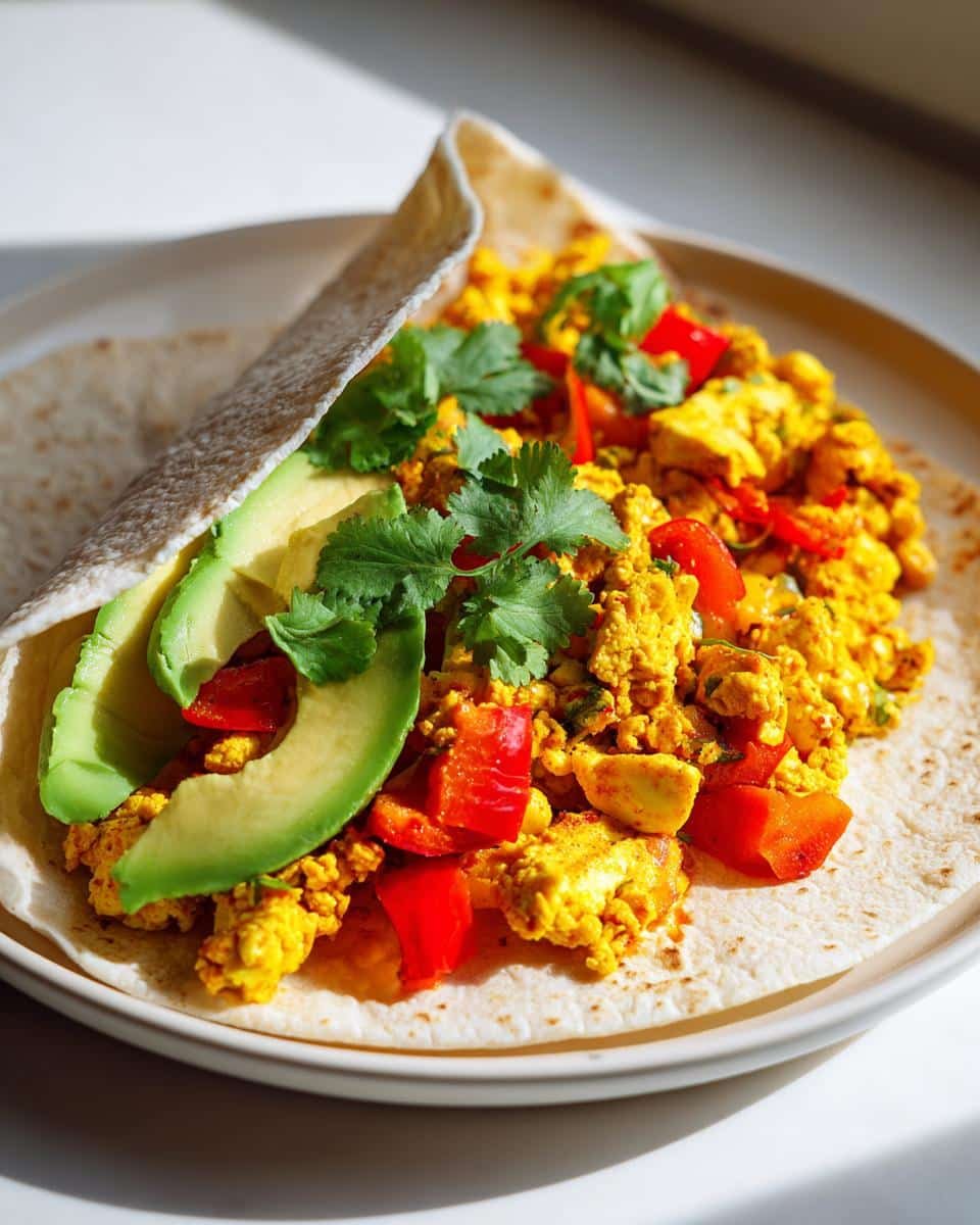 Scrambled Tofu Breakfast Tacos - detail 2