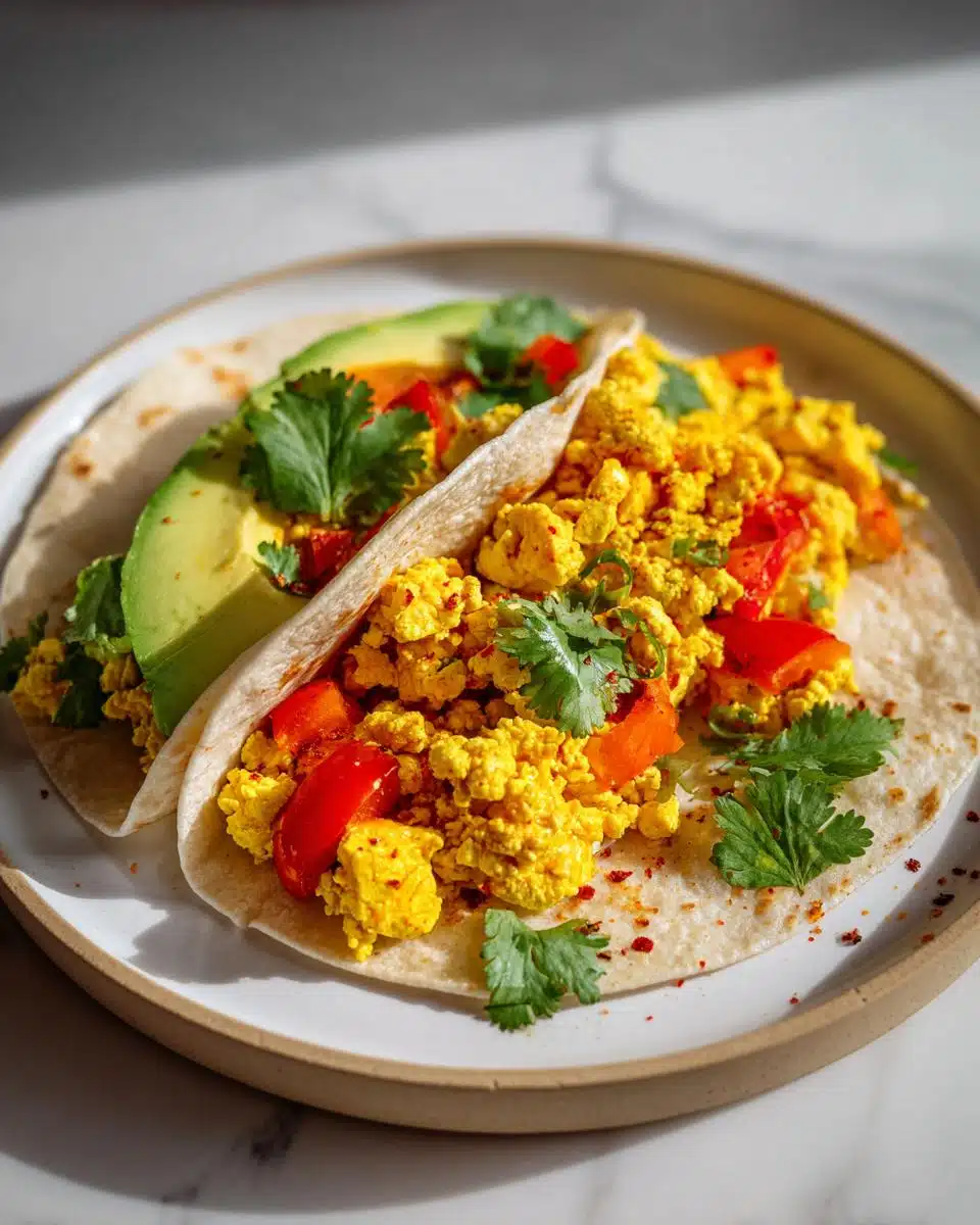 20-Minute Scrambled Tofu Breakfast Tacos That Wow