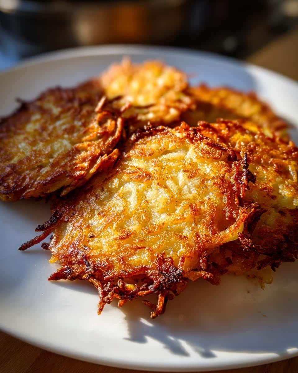 Shredded Potato Latkes - detail 1
