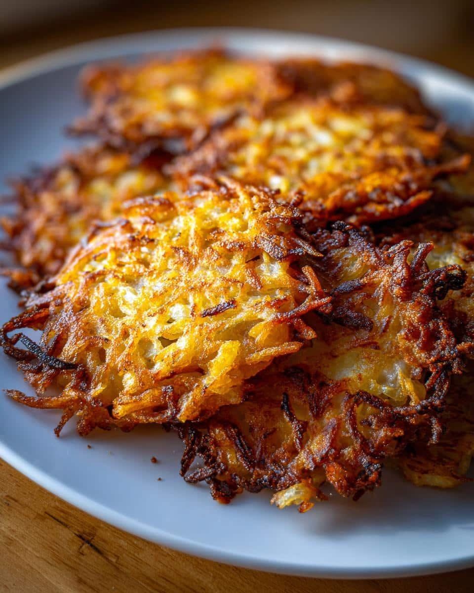 Shredded Potato Latkes - detail 2