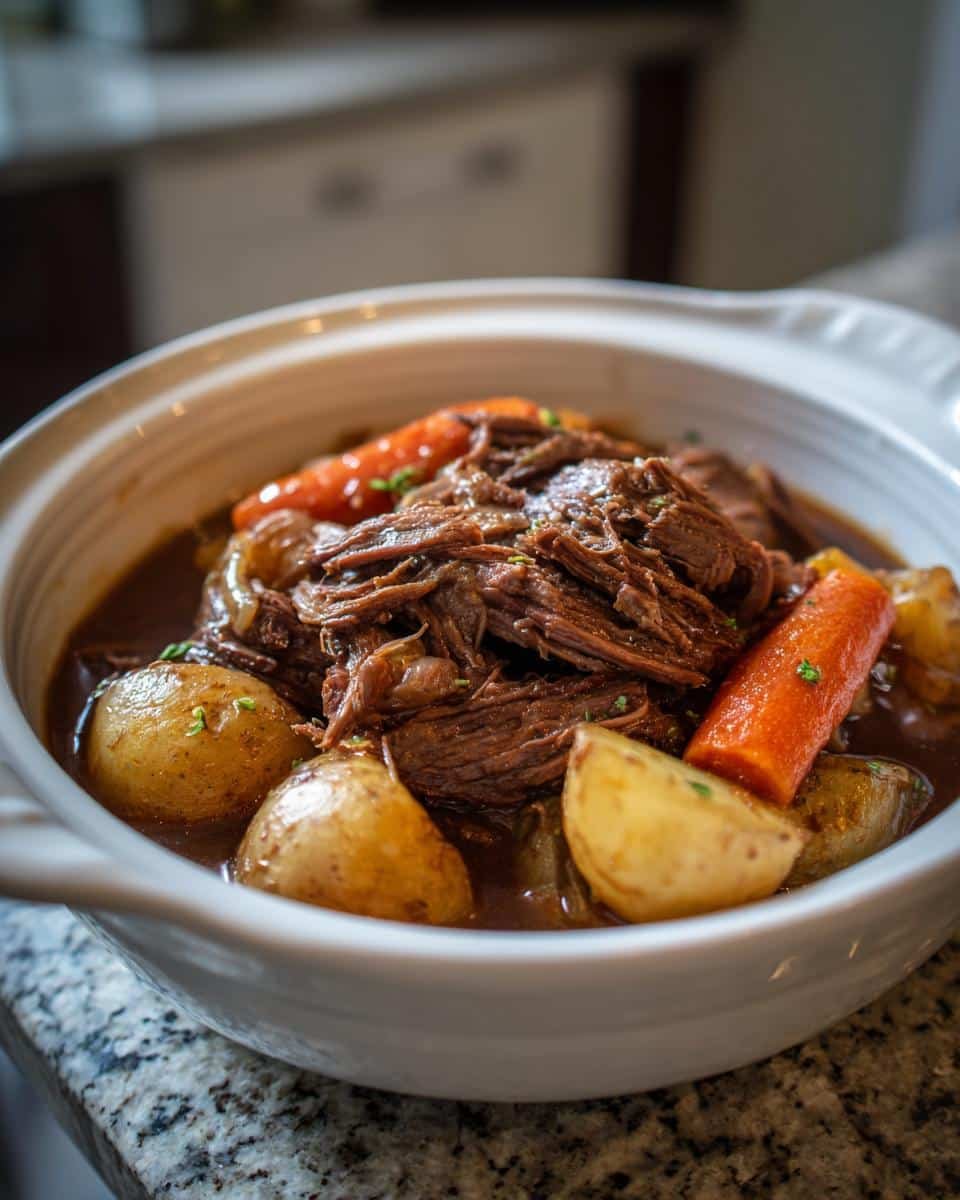 “Magical Slow Cooker Beef Pot Roast – A 3lb Chuck Roast Perfection”