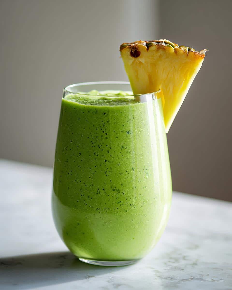Spinach Pineapple Smoothie - detail 2