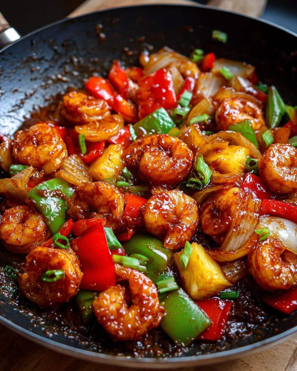 Sweet and Sour Shrimp - detail 2