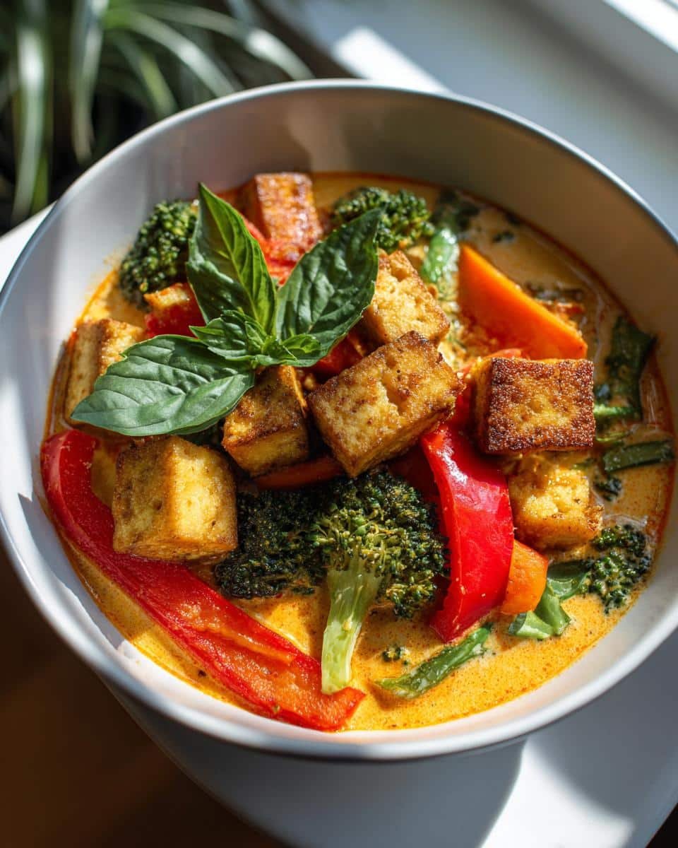 Thai Red Curry with Tofu - detail 2