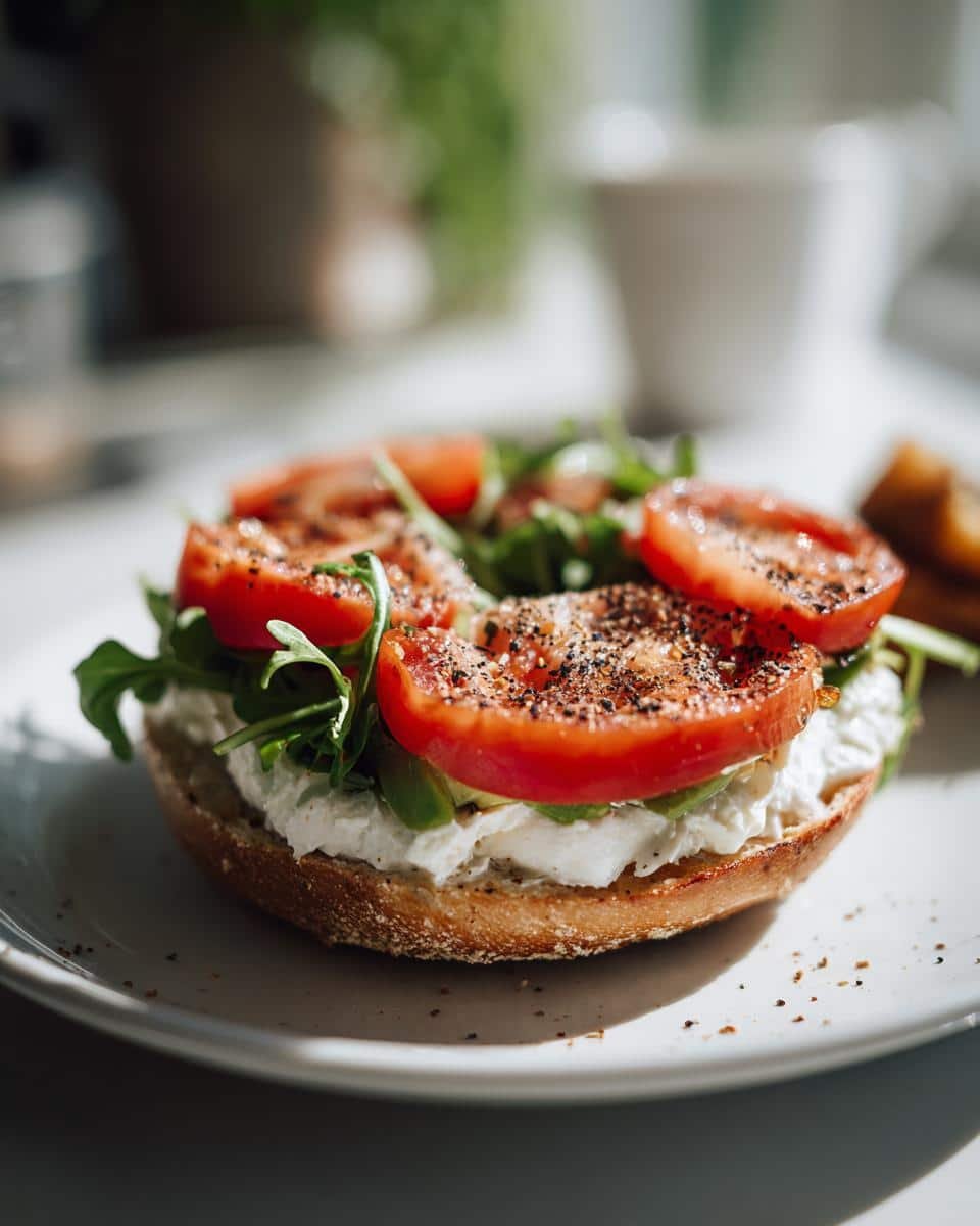 Tomato Avocado Bagel - detail 1