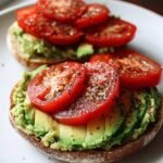 Tomato Avocado Bagel