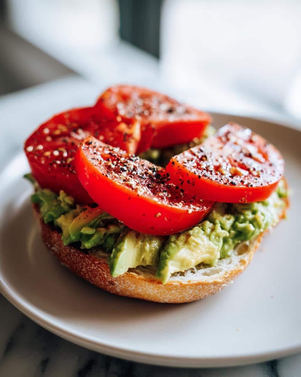 Tomato Avocado Bagel - detail 3