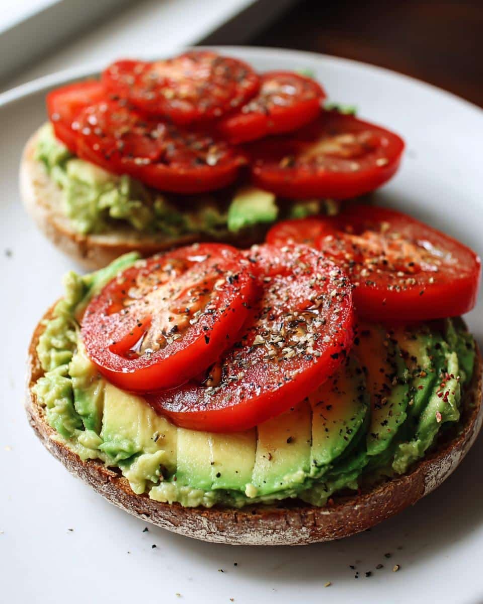 10-Minute Tomato Avocado Bagel Recipe You’ll Crave Daily