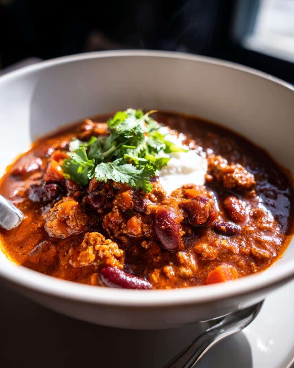 Turkey Chili with Beans - detail 2