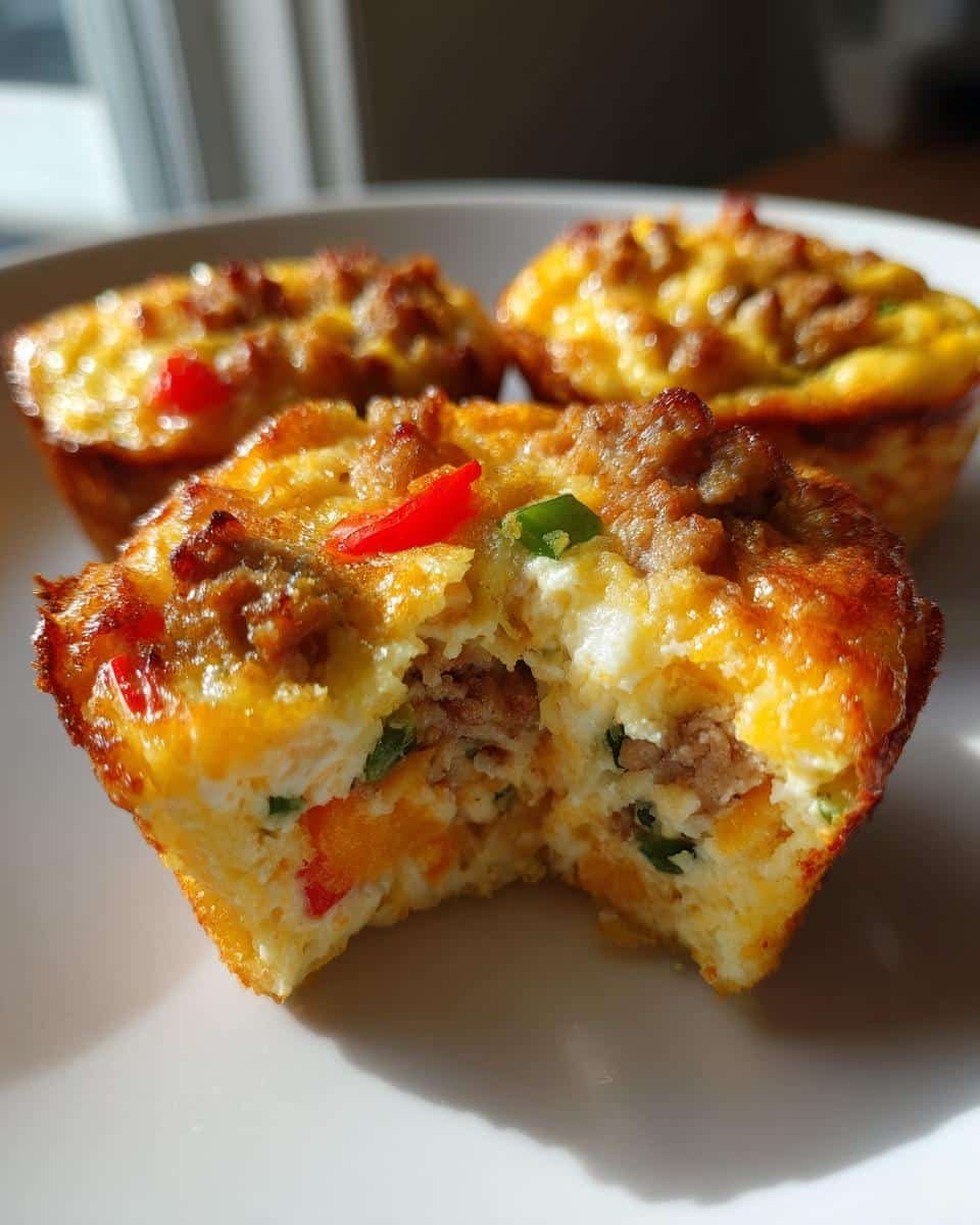 Turkey Sausage Egg Muffins - detail 1