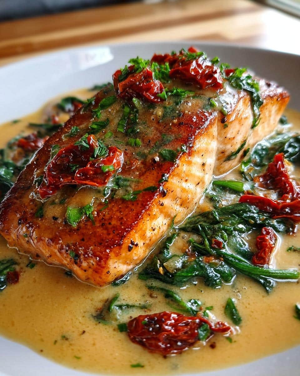 Tuscan Butter Salmon - detail 1