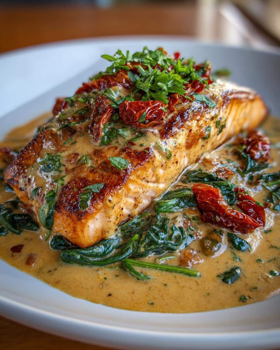 Tuscan Butter Salmon - detail 2