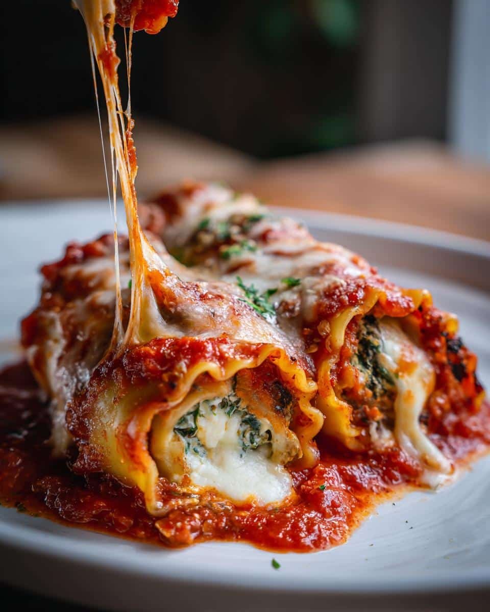 Vegetable Lasagna Roll Ups - detail 1