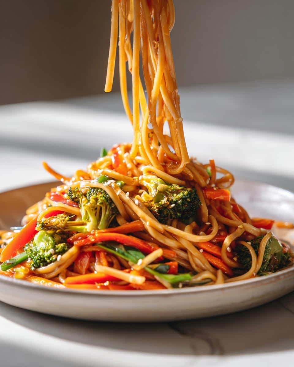 Vegetable Lo Mein - detail 2