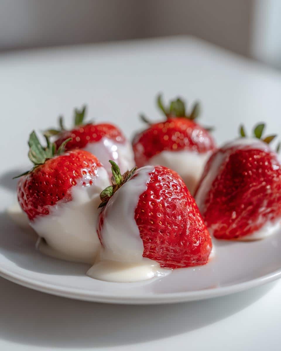 Yogurt Dipped Strawberries - detail 2