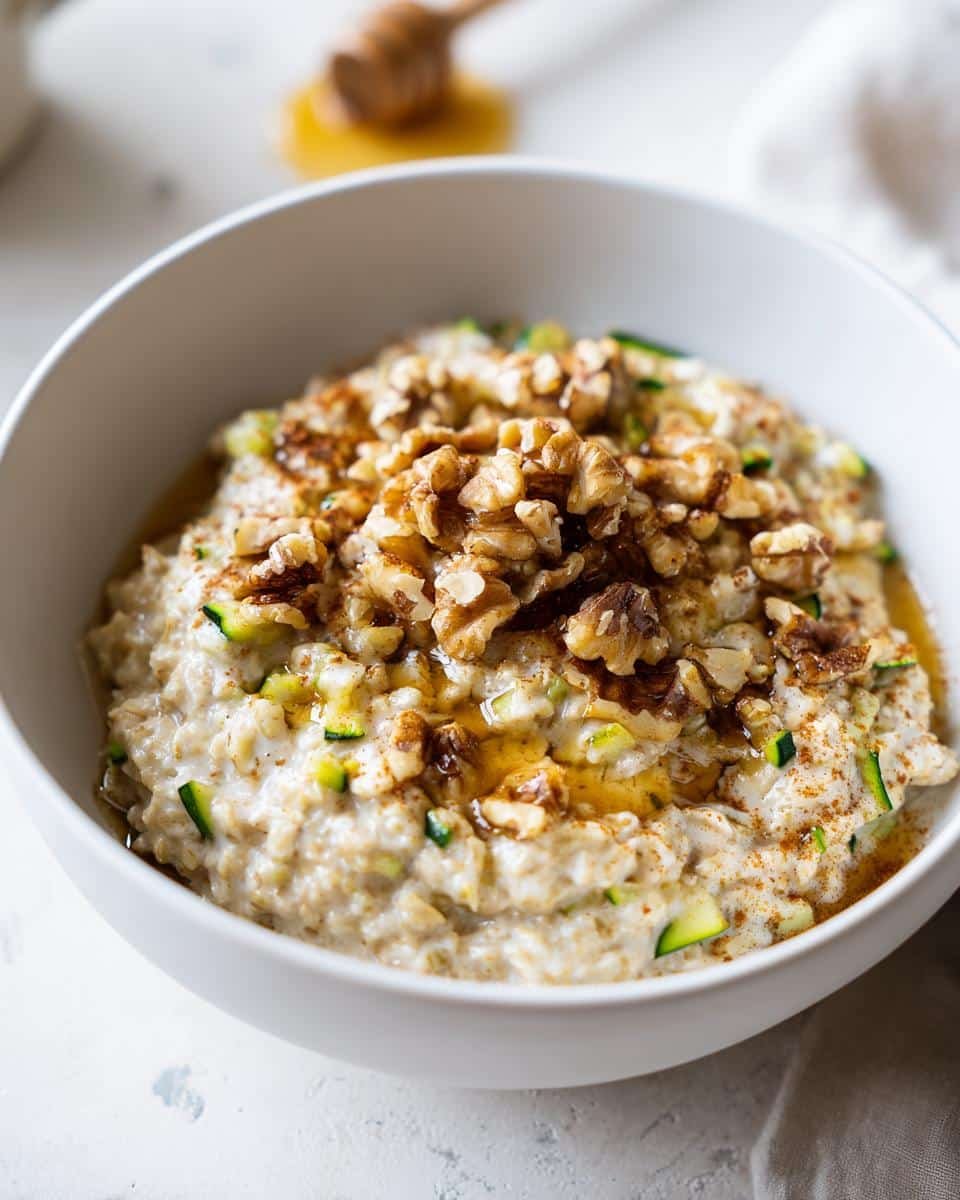10-Minute Zucchini Bread Oats for Cozy Mornings