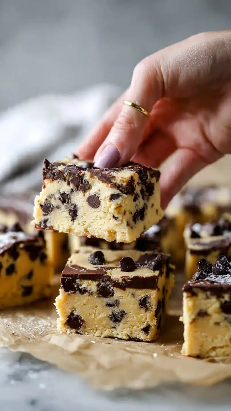 4 Ingredient Cookie Dough Bark