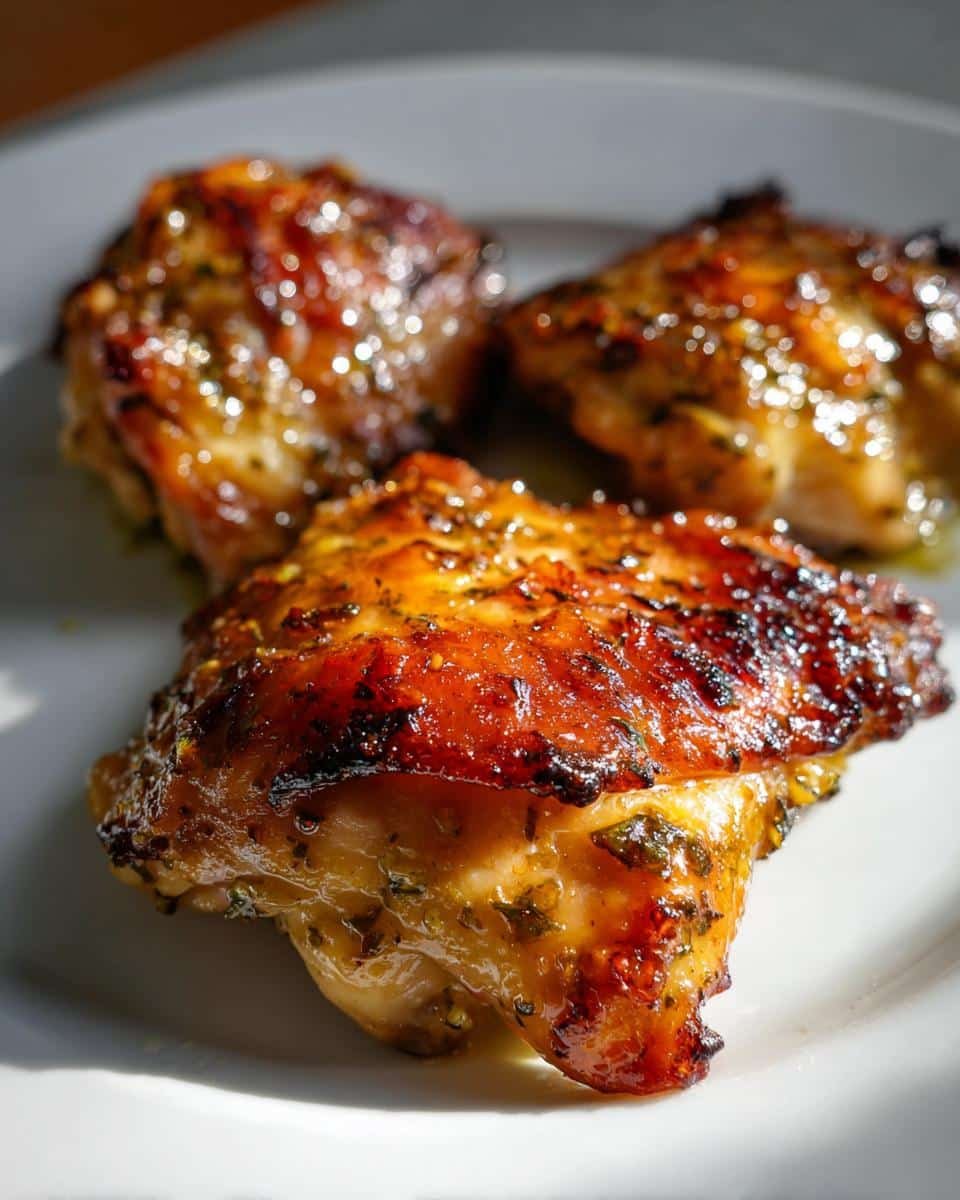 Crispy Gluten-Free Lemon Garlic Chicken Thighs - detail 1