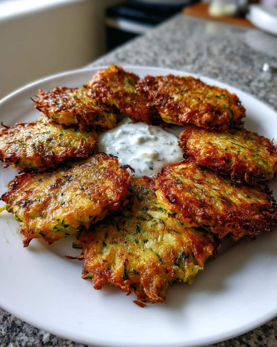 Crispy Gluten-Free Zucchini Fritters - detail 1