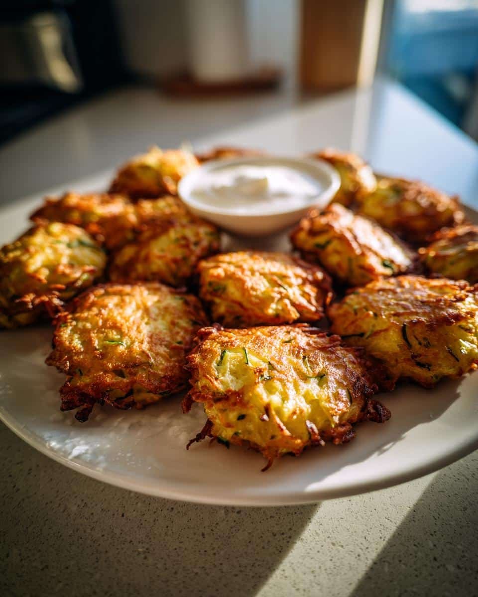 25-Minute Crispy Gluten-Free Zucchini Fritters Recipe (Irresistible!)