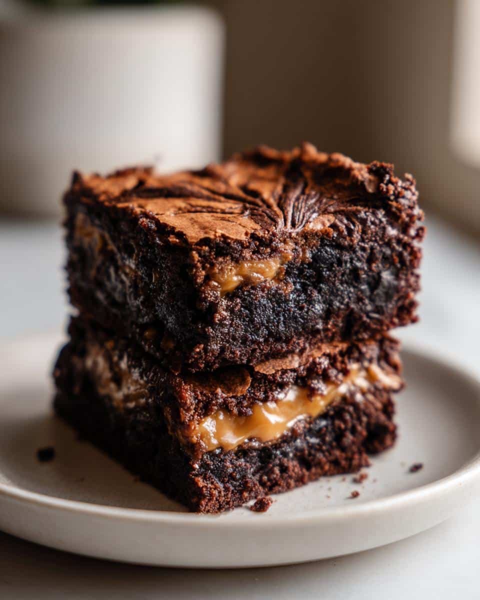 Irresistible Date Caramel Gluten-Free Brownies in 25 Minutes
