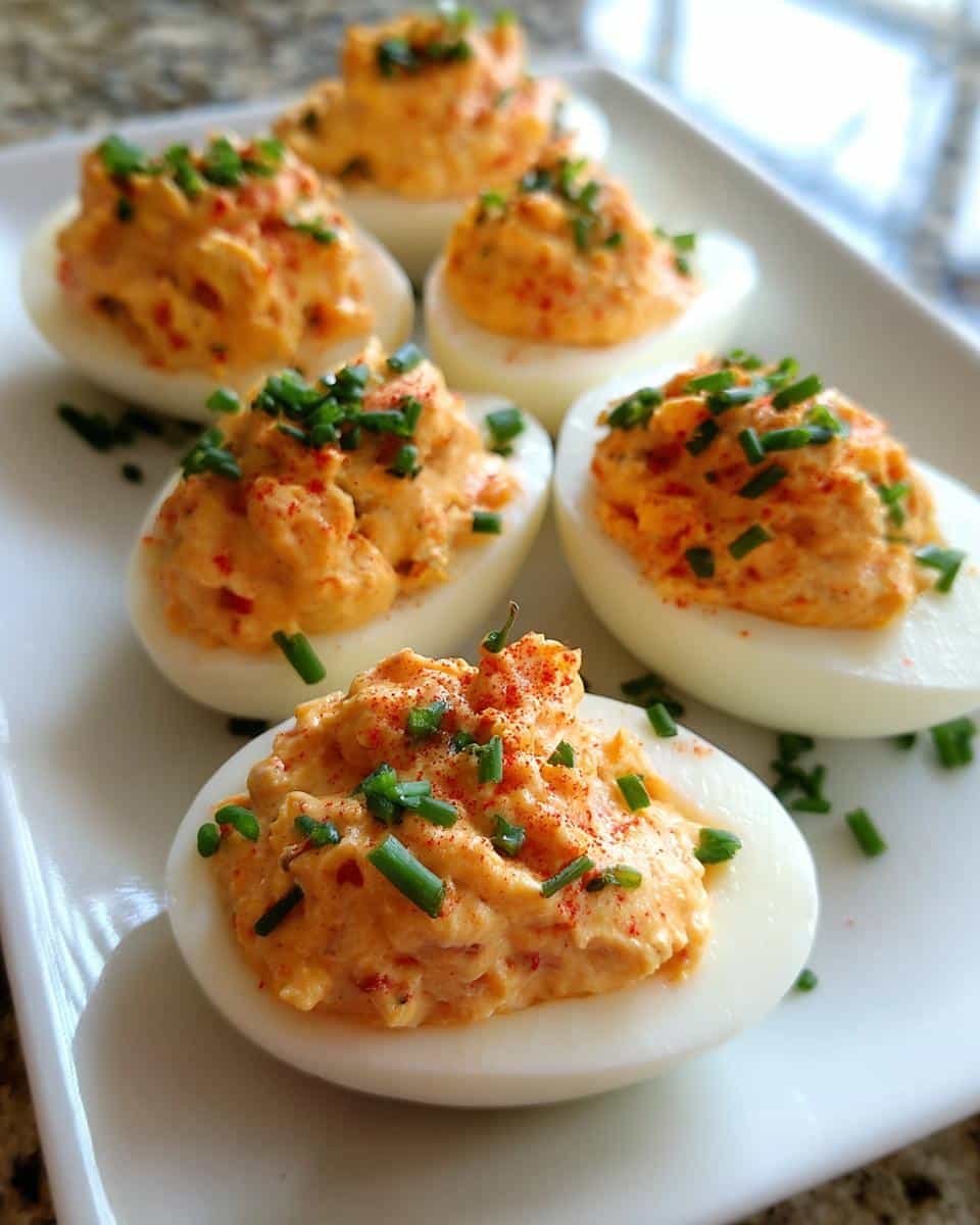Fermented Kimchi Gluten-Free Deviled Eggs - detail 1