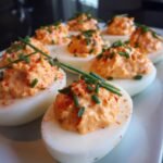Fermented Kimchi Gluten-Free Deviled Eggs