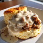 Fluffy Gluten-Free Buttermilk Biscuits & Gravy