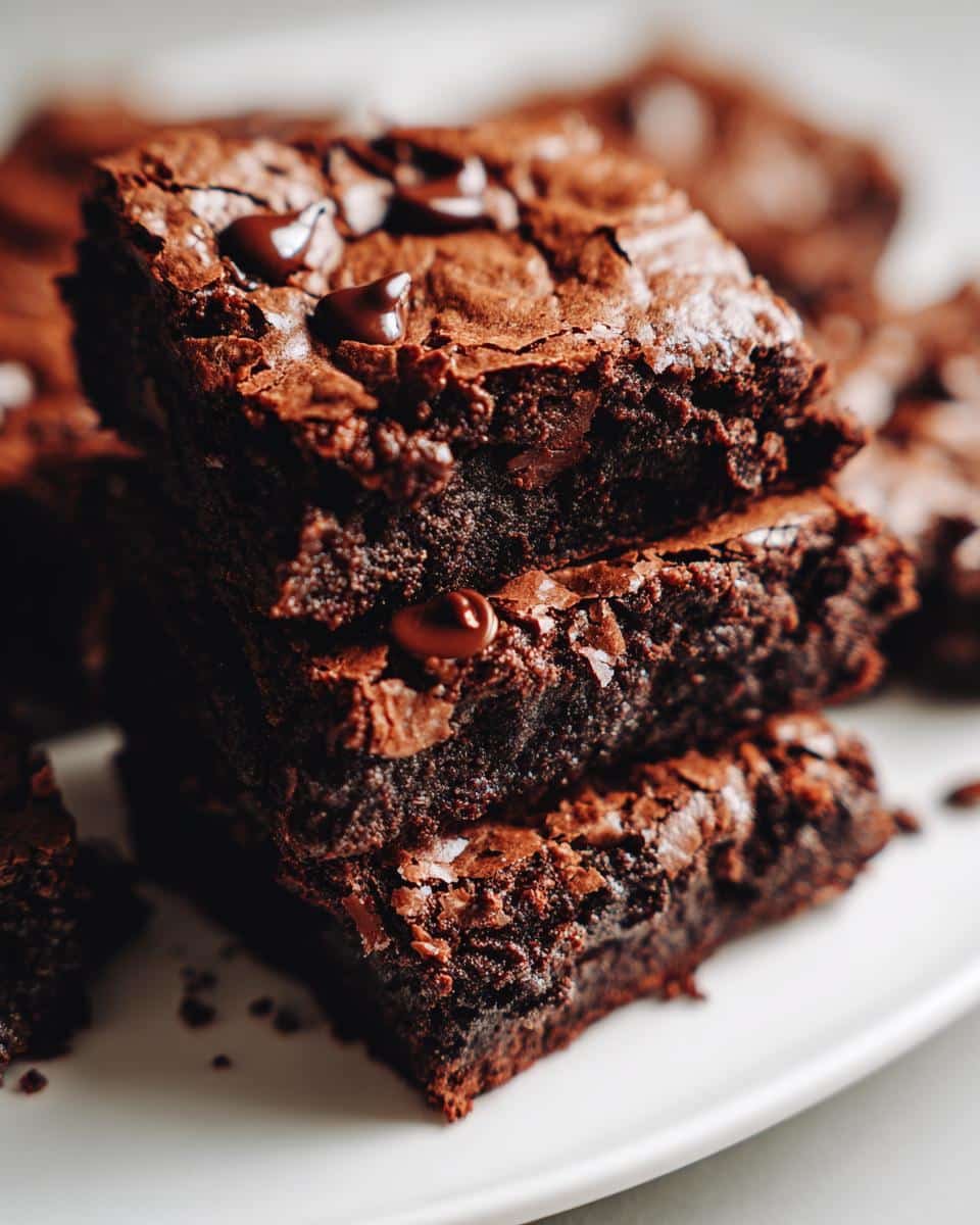 Fudgy Gluten-Free Double Chocolate Brownies - detail 1