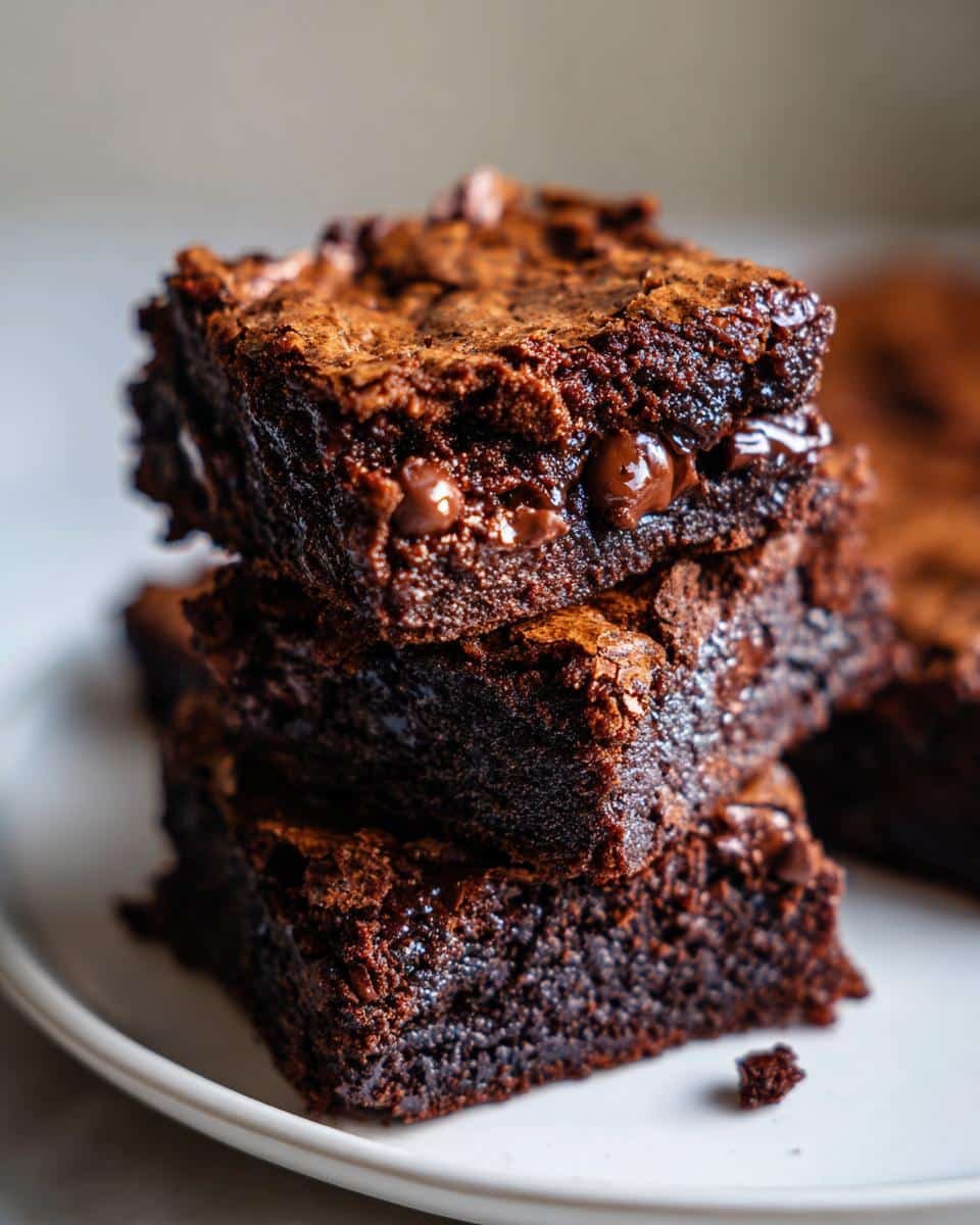 12 Fudgy Gluten-Free Double Chocolate Brownies Recipe – Decadent Perfection