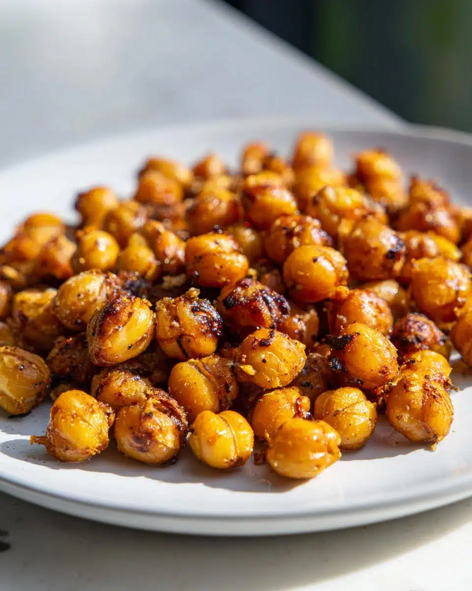 Gluten-Free Garlic Parmesan Roasted Chickpeas - detail 1