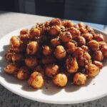 Gluten-Free Garlic Parmesan Roasted Chickpeas