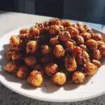 Gluten-Free Garlic Parmesan Roasted Chickpeas