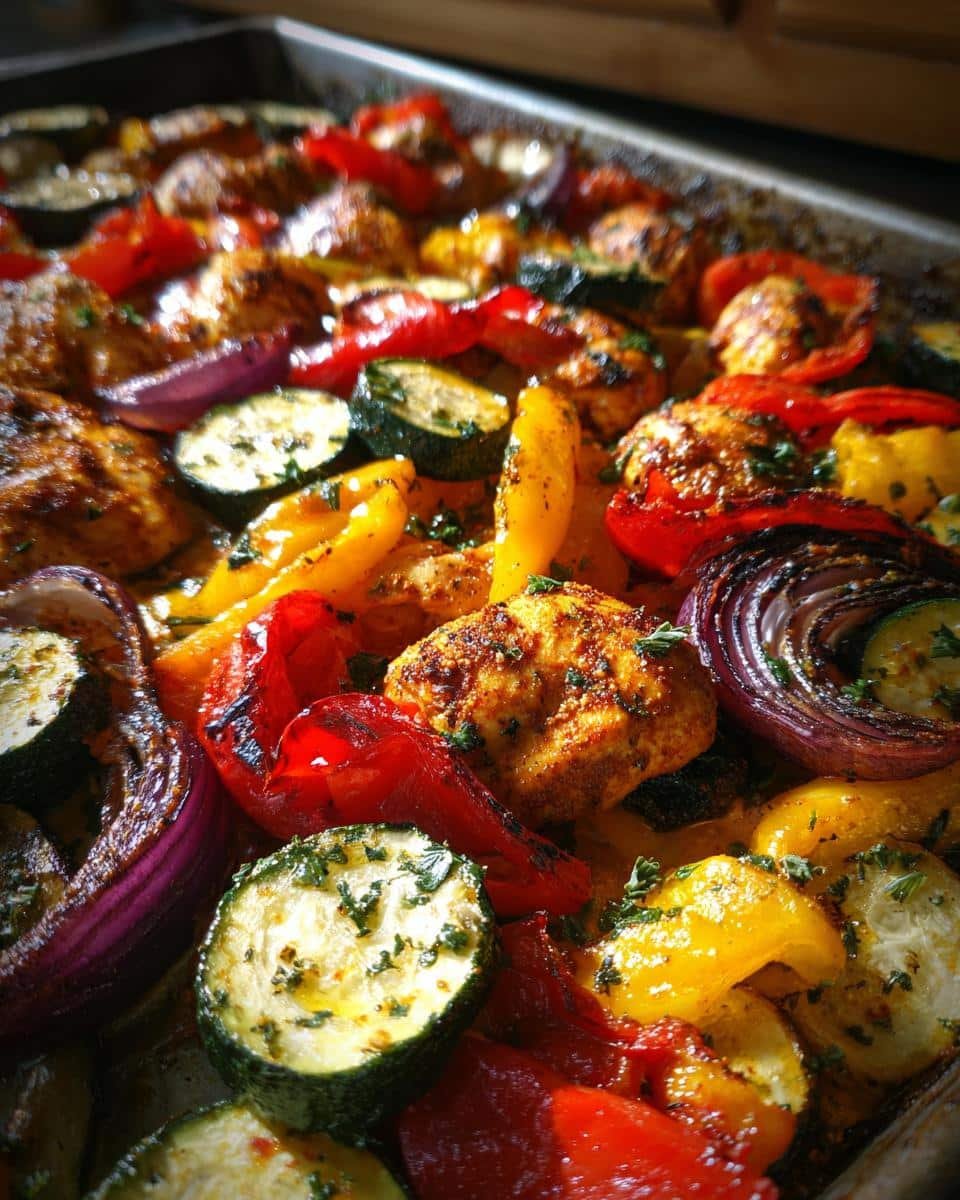 Gluten-Free Harissa Chicken Sheet Pan Dinner - detail 1
