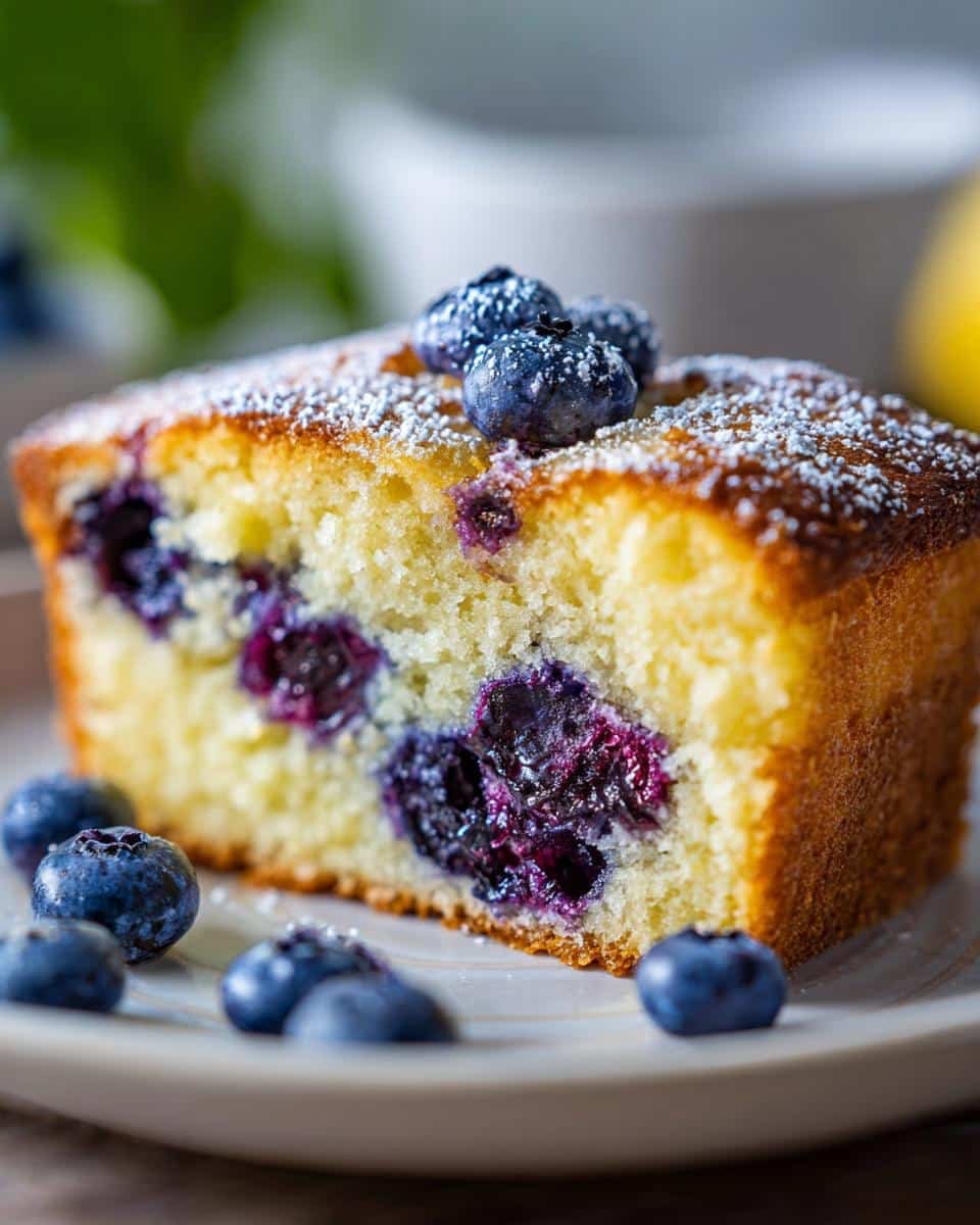 Irresistible Gluten-Free Lemon Blueberry Pound Cake Recipe