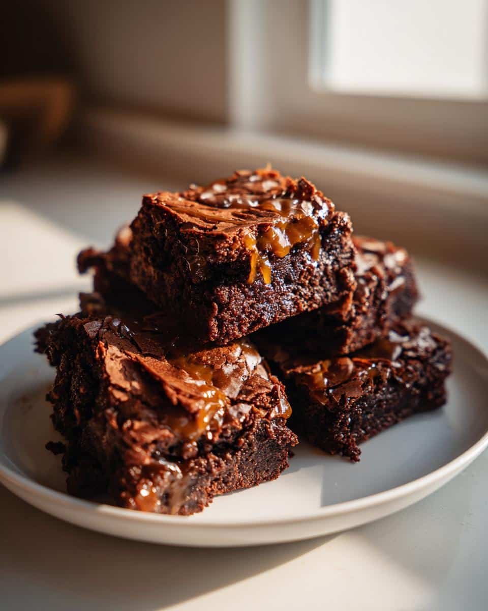 Gluten-Free Salted Caramel Brownies - detail 1