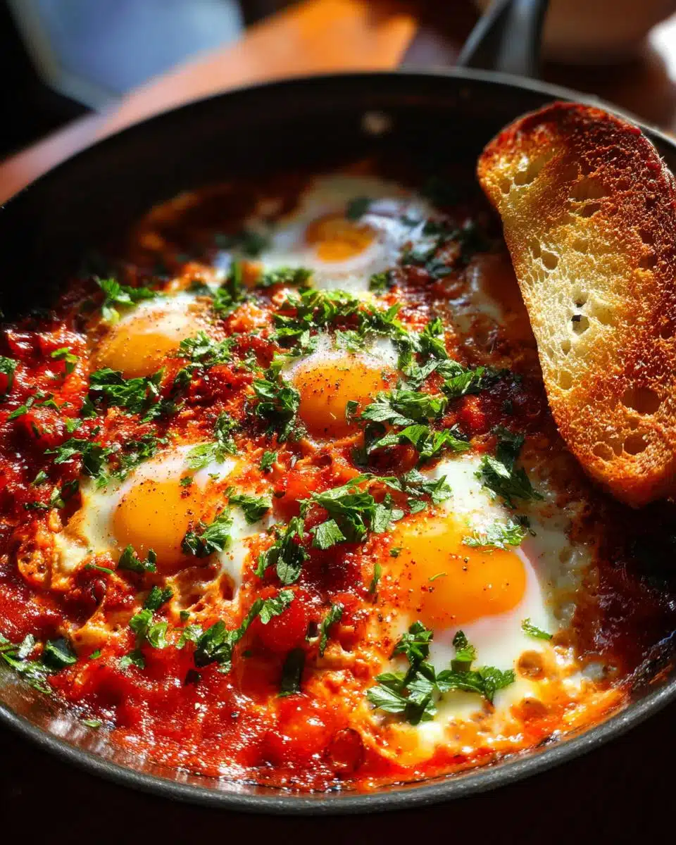 Gluten-Free Shakshuka with Crusty Bread - detail 1