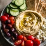 Greek Gluten-Free Mezze Platter with Hummus