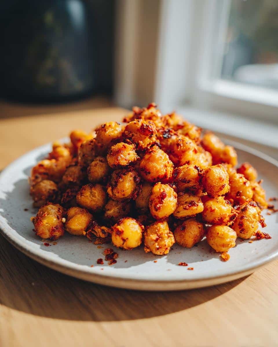 Spicy Harissa Gluten-Free Chickpea Snack Recipe in 30 Minutes