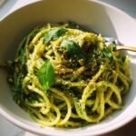 High-Protein Pistachio Pesto Gluten-Free Pasta