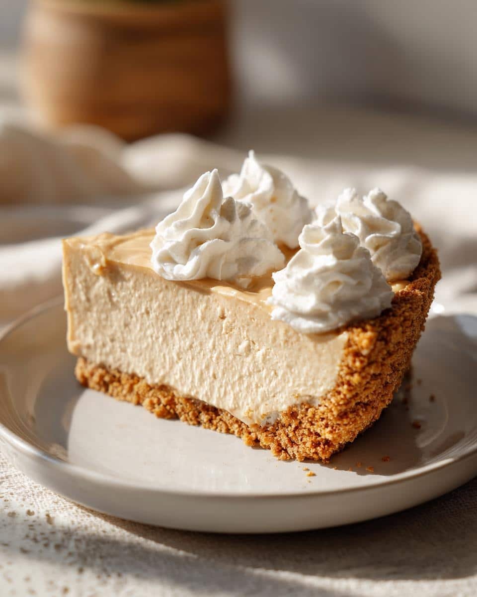 No-Bake Gluten-Free Peanut Butter Pie - detail 1