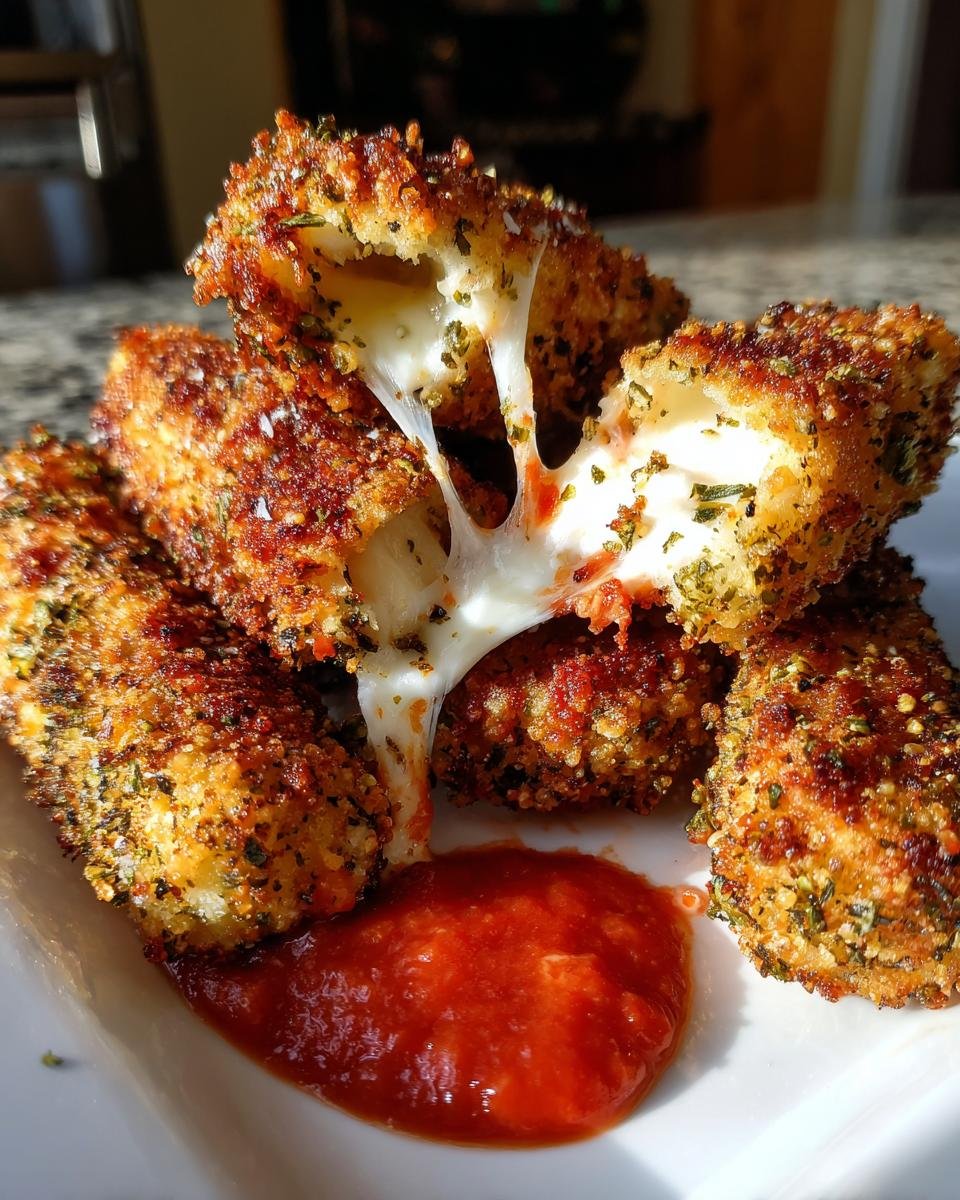 15-Minute Pistachio Crusted Gluten-Free Mozzarella Sticks Bliss