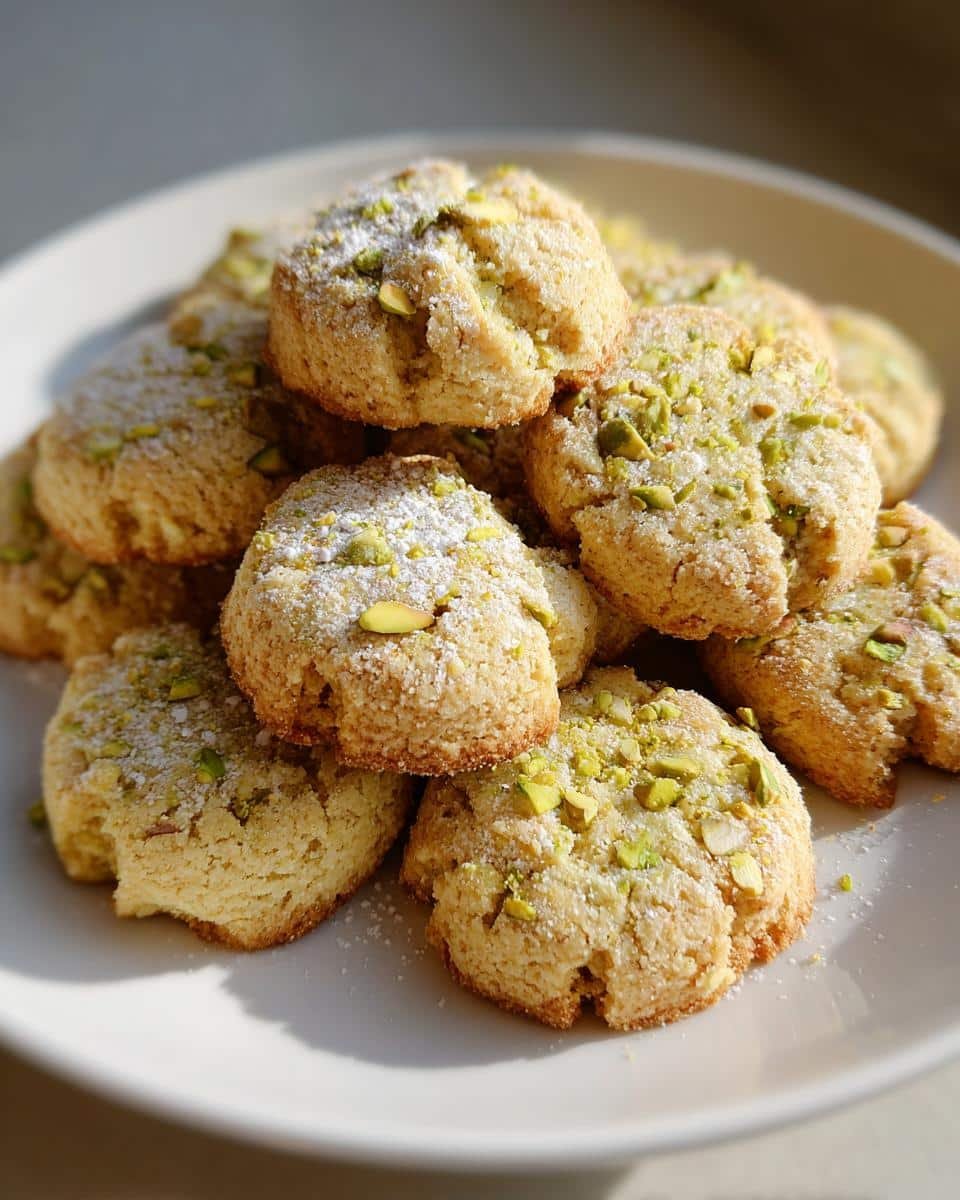 Irresistible Pistachio Rose Gluten-Free Shortbread in 3 Steps