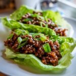 Swicy Korean Gluten-Free Beef Lettuce Wraps