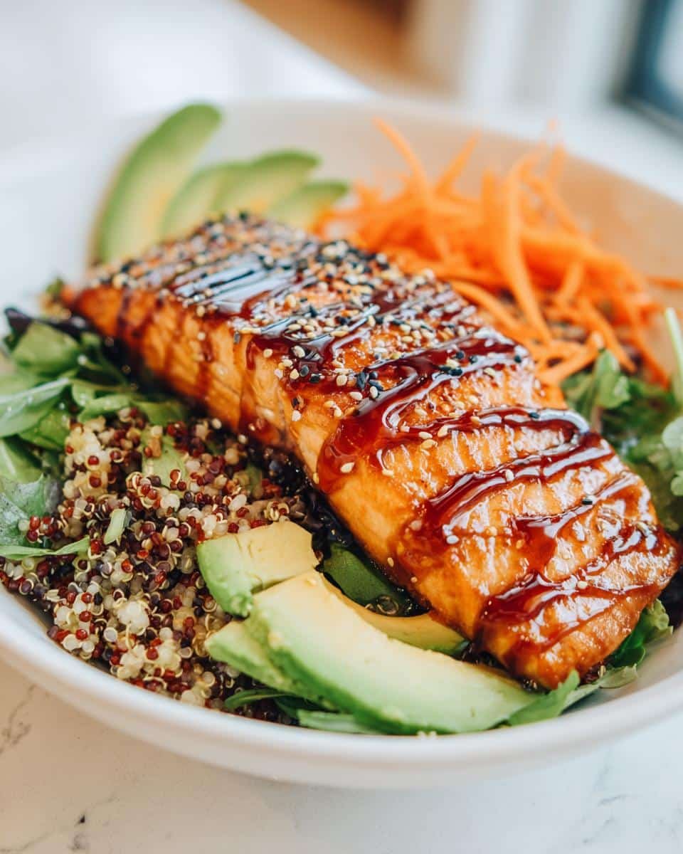 Yuzu Glazed Gluten-Free Salmon Bowl - detail 1