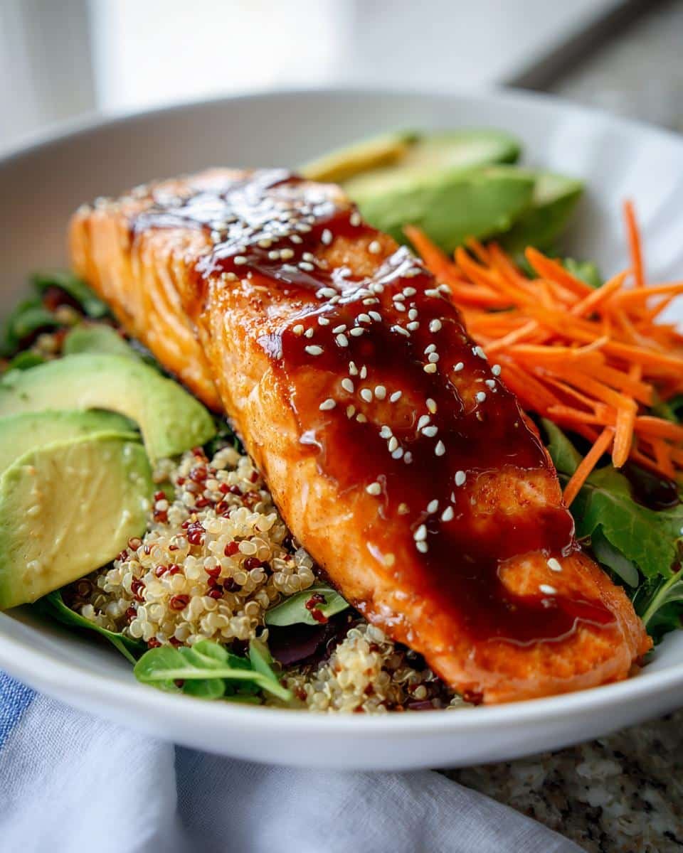Irresistible Yuzu Glazed Gluten-Free Salmon Bowl in 30 Minutes
